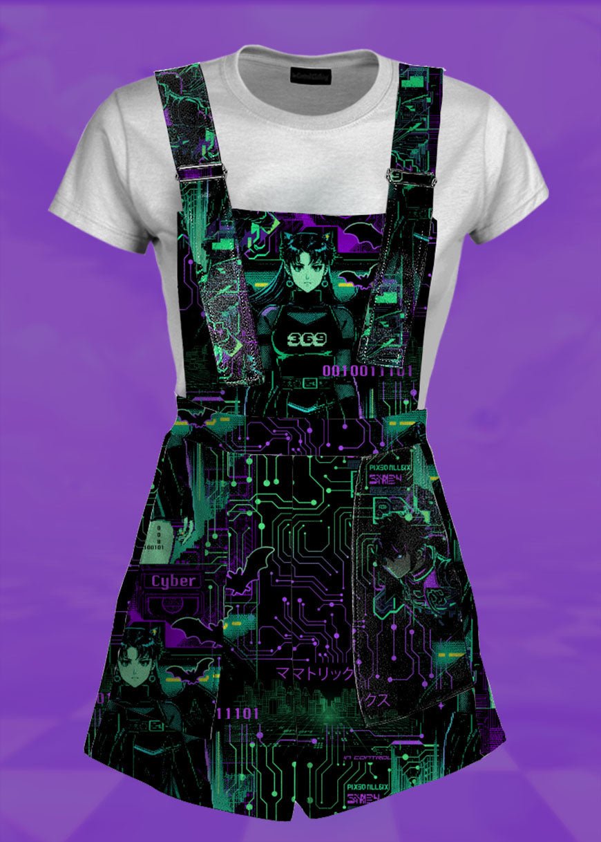 Cyber Goth Overalls - In Control Clothing
