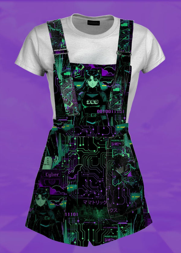 Cyber Goth Overalls