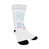 Cyber world White Socks - In Control Clothing