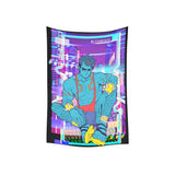 Cyberpunk Bara Cotton Linen Wall Tapestry 40"x 60" - In Control Clothing