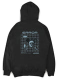 Cyberpunk Error Code Black Hoodie - In Control Clothing
