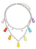 Double Layer Gummy Bear Necklace - In Control Clothing