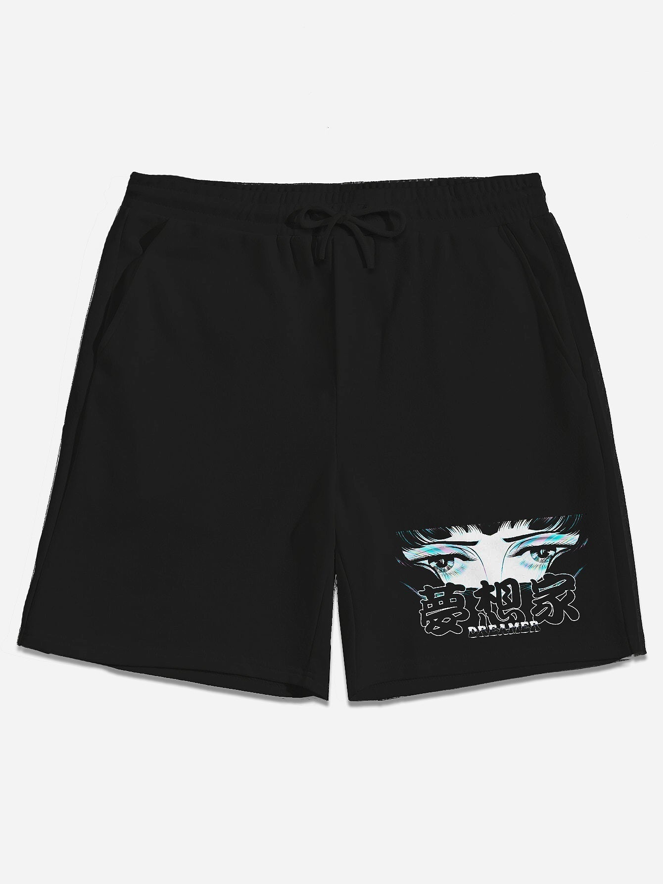 Dreamer Black Mid-Length Shorts - In Control Clothing