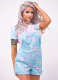 Fairy Kei Pattern Overalls - In Control Clothing