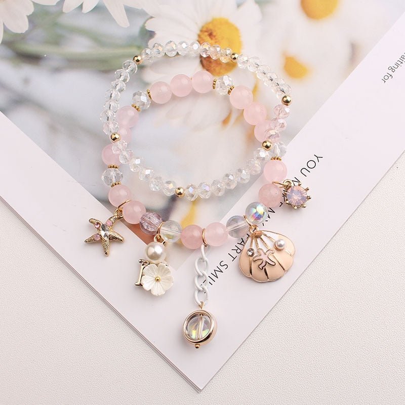 Fairycore Double Layer Crystal Bracelet - In Control Clothing