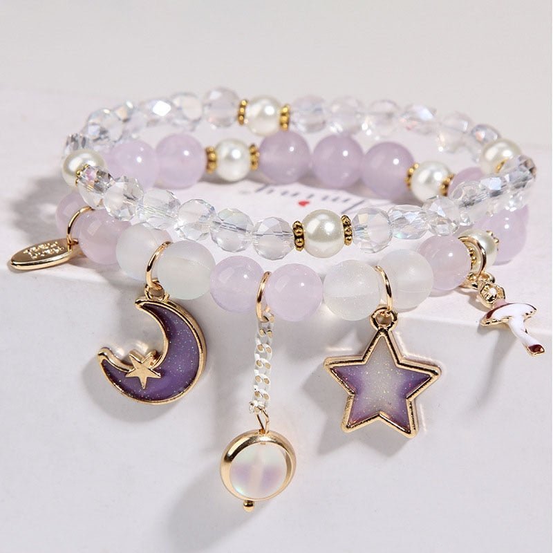 Fairycore Double Layer Crystal Bracelet - In Control Clothing