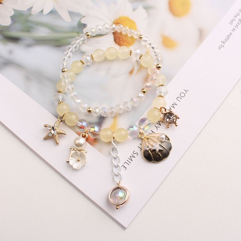 Fairycore Double Layer Crystal Bracelet - In Control Clothing