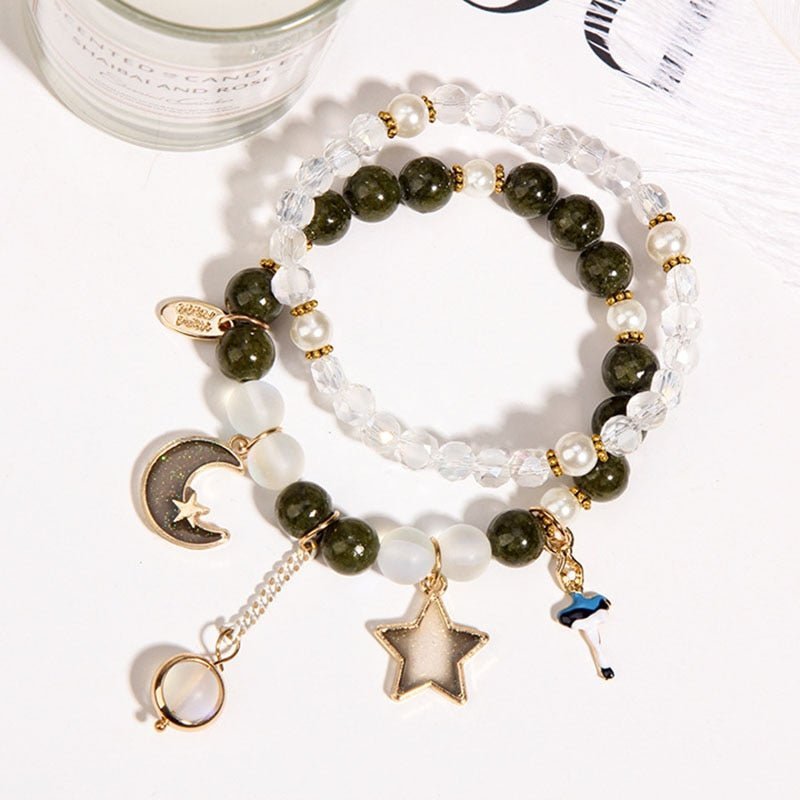 Fairycore Double Layer Crystal Bracelet - In Control Clothing