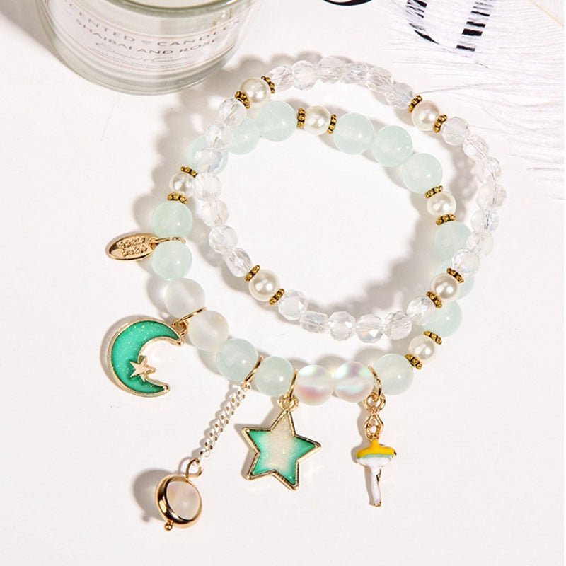Fairycore Double Layer Crystal Bracelet - In Control Clothing