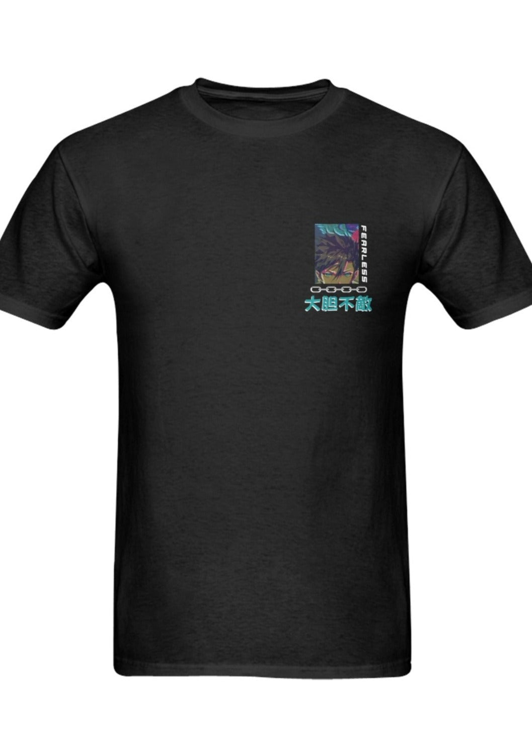 Fearless Anime Graphic Shirt - In Control Clothing