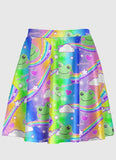 Frog Kidcore Flare Skirt - In Control Clothing