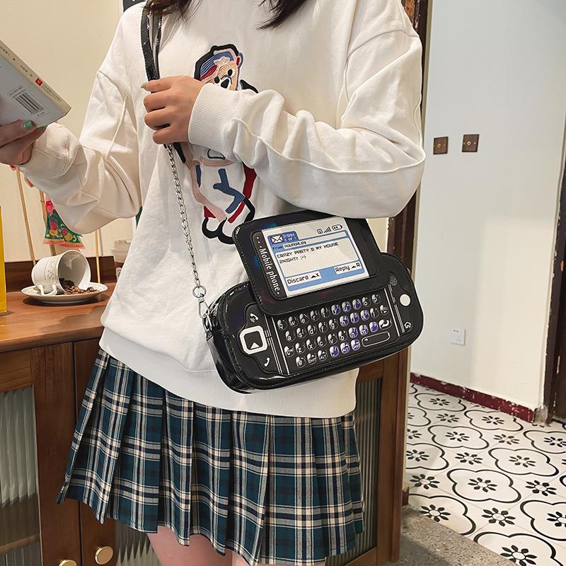 Frutiger Aero Y2K Aesthetic Mobile Phone Shoulder Bag - In Control Clothing