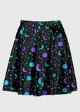 Galaxy Party High Waist Skirt - In Control Clothing