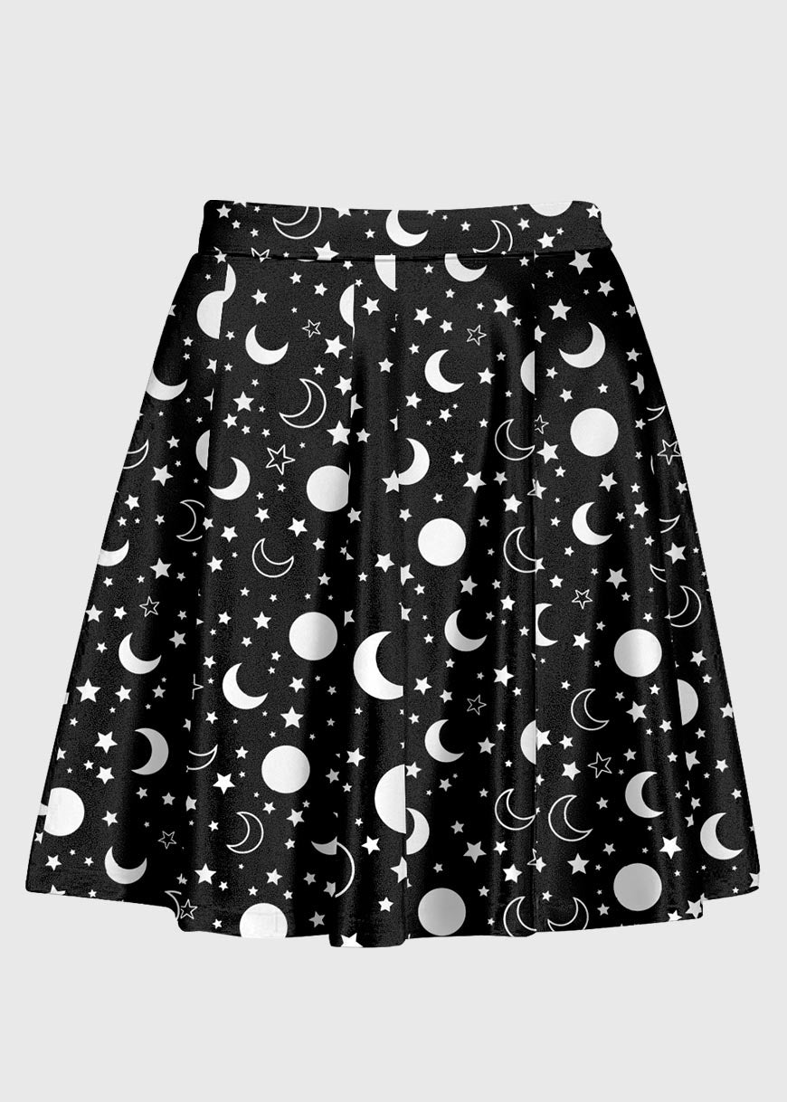 Galaxy Party High Waist Skirt - In Control Clothing