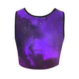 Galaxy Print Crop Top - In Control Clothing