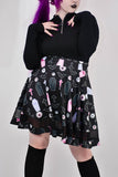 Goth Candy Black Mesh Skirt - In Control Clothing