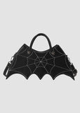 Gothic Bat Queen Crossbody Bag - In Control Clothing
