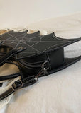 Gothic Bat Queen Crossbody Bag - In Control Clothing