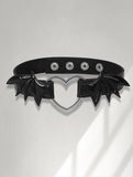 Gothic Midnight Bat Alt Choker Necklace - In Control Clothing