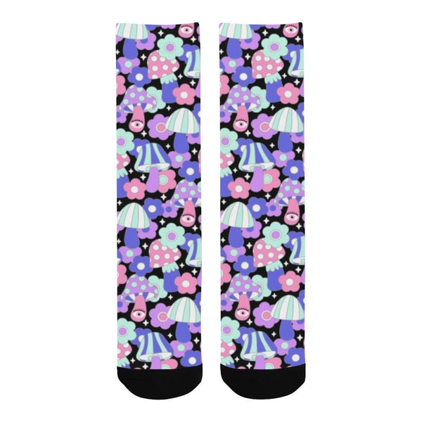 Groovy Mushroom Crew Socks