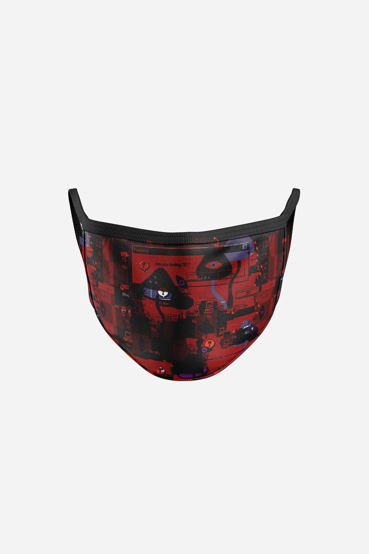 Hacked Mushroom Red Mask - In Control Clothing