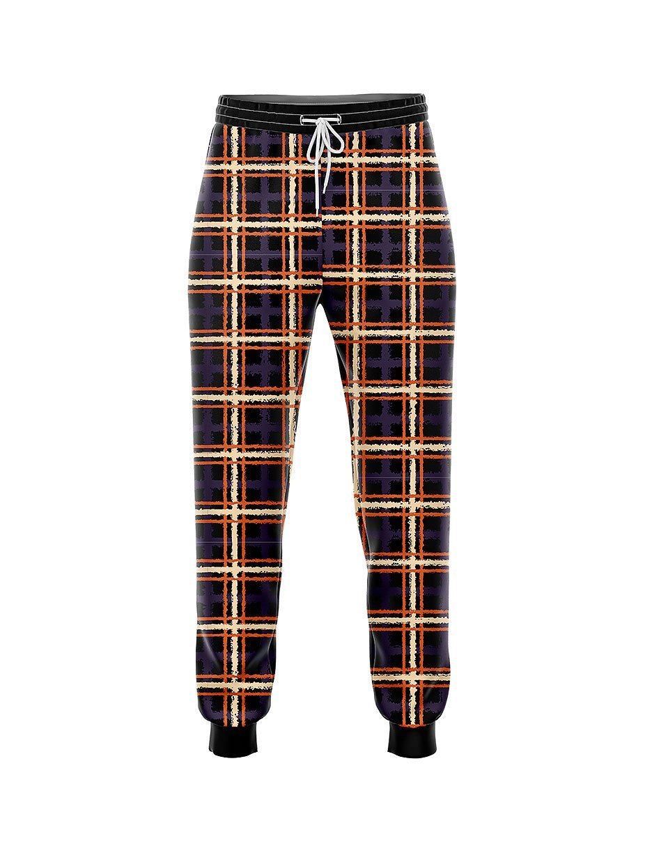 Hallows' Eve Plaid Joggers - In Control Clothing