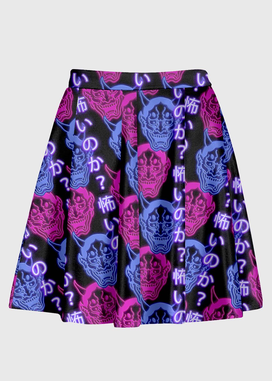 Hannya Cyberpunk Skirt - In Control Clothing