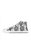 Hannya Mask Are You Afraid Mens High Top - In Control Clothing