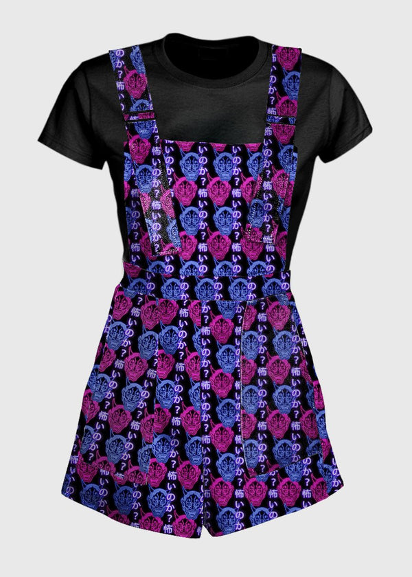 Hannya Mask Cyberpunk Overalls