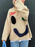 Happy Go Lucky Long Sleeve Sweater - In Control Clothing