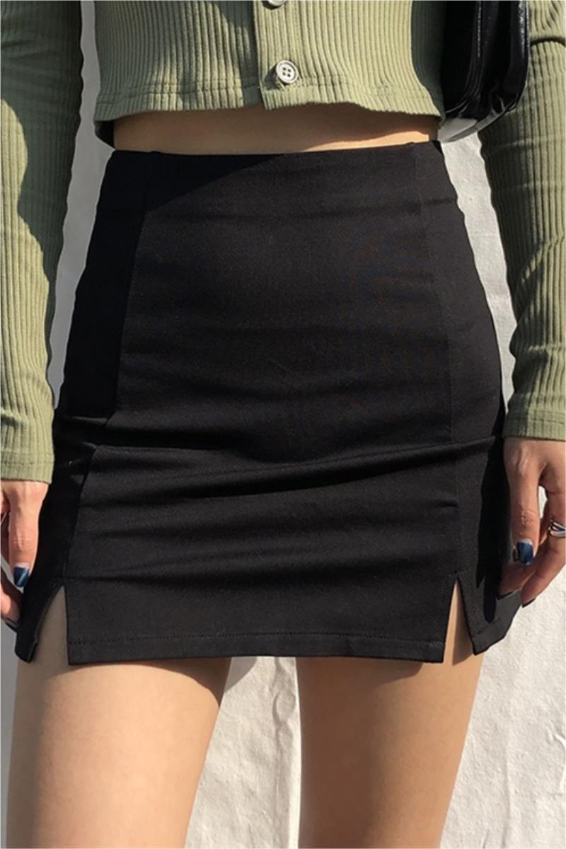 High Waist Elegant Slim Mini Skirt - In Control Clothing