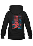 In Control Hannya Mask Black Hoodie - In Control Clothing