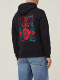 In Control Hannya Mask Black Hoodie - In Control Clothing