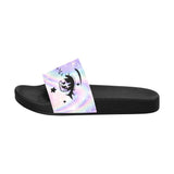 Kawaii Anime Eyes Women's Slide Sandals - In Control Clothing