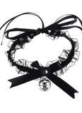 Kawaii Bell Ribbon Bow Collar Necklace - In Control Clothing