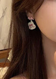 Kawaii Bow Bunny Cartoon Earrings - In Control Clothing