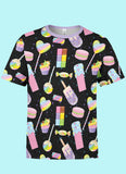 Kawaii Candy Pattern T-Shirt - In Control Clothing