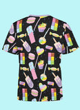 Kawaii Candy Pattern T-Shirt - In Control Clothing