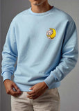 Kawaii Cloud Cartoon Blue Sweatshirt - In Control Clothing