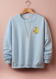 Kawaii Cloud Cartoon Blue Sweatshirt - In Control Clothing