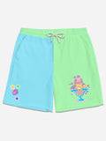 Kawaii Color Block Treat Mid-Length Shorts - In Control Clothing