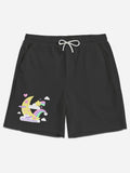 Kawaii Moon Shorts - In Control Clothing