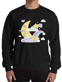 Kawaii Moon Sweatshirt - In Control Clothing