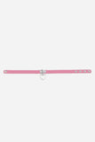 Kawaii Pastel Aesthetic Pink Heart Charm Choker Necklace - In Control Clothing