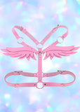 Kawaii Pink Magical Wings Body Harness - In Control Clothing