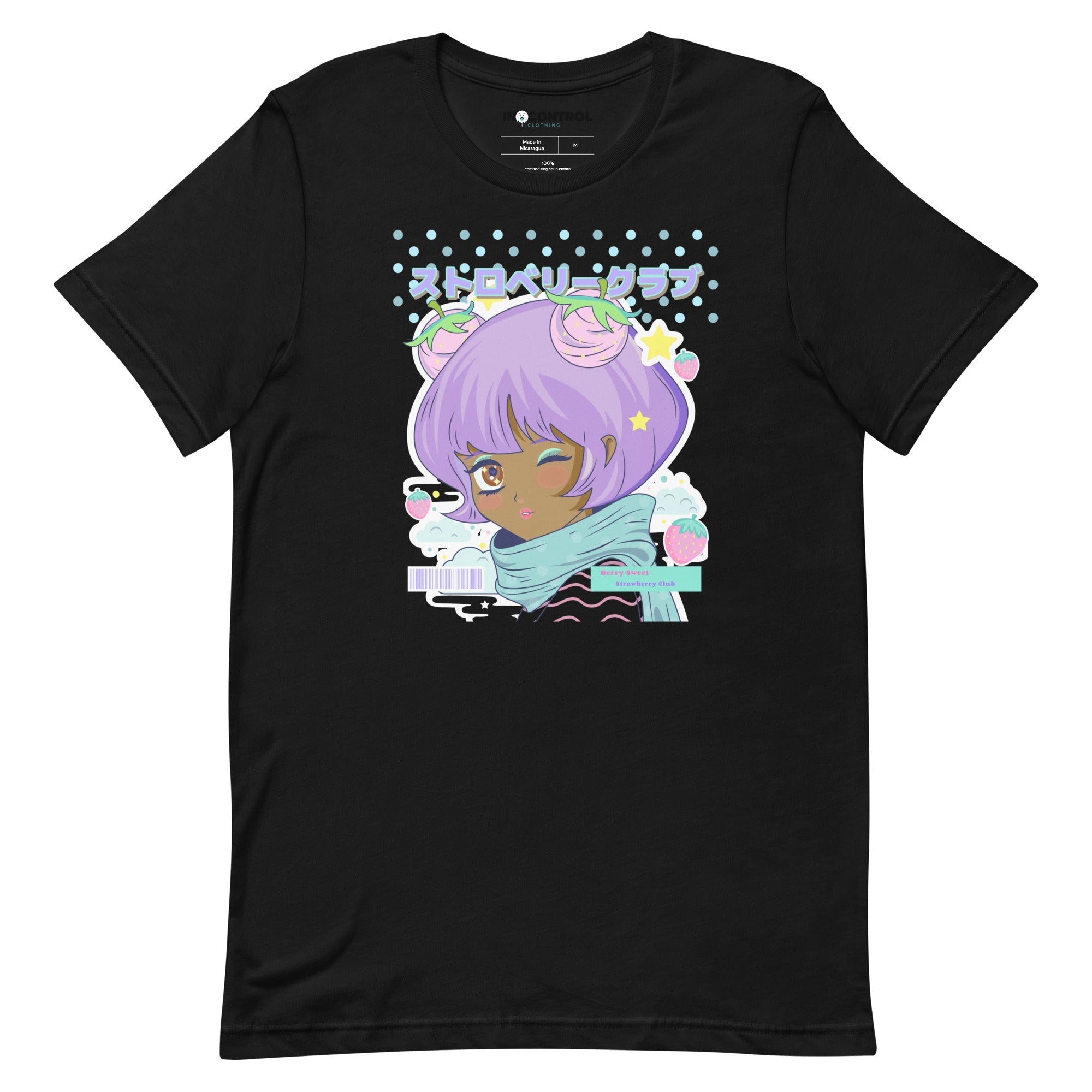Kawaii Strawberry Club Unisex T-Shirt - In Control Clothing