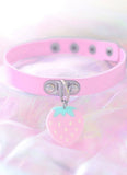 Kawaii Strawberry Pastel Choker Necklace - In Control Clothing