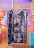 Lilac Dream Kawaii Anime Tee - In Control Clothing
