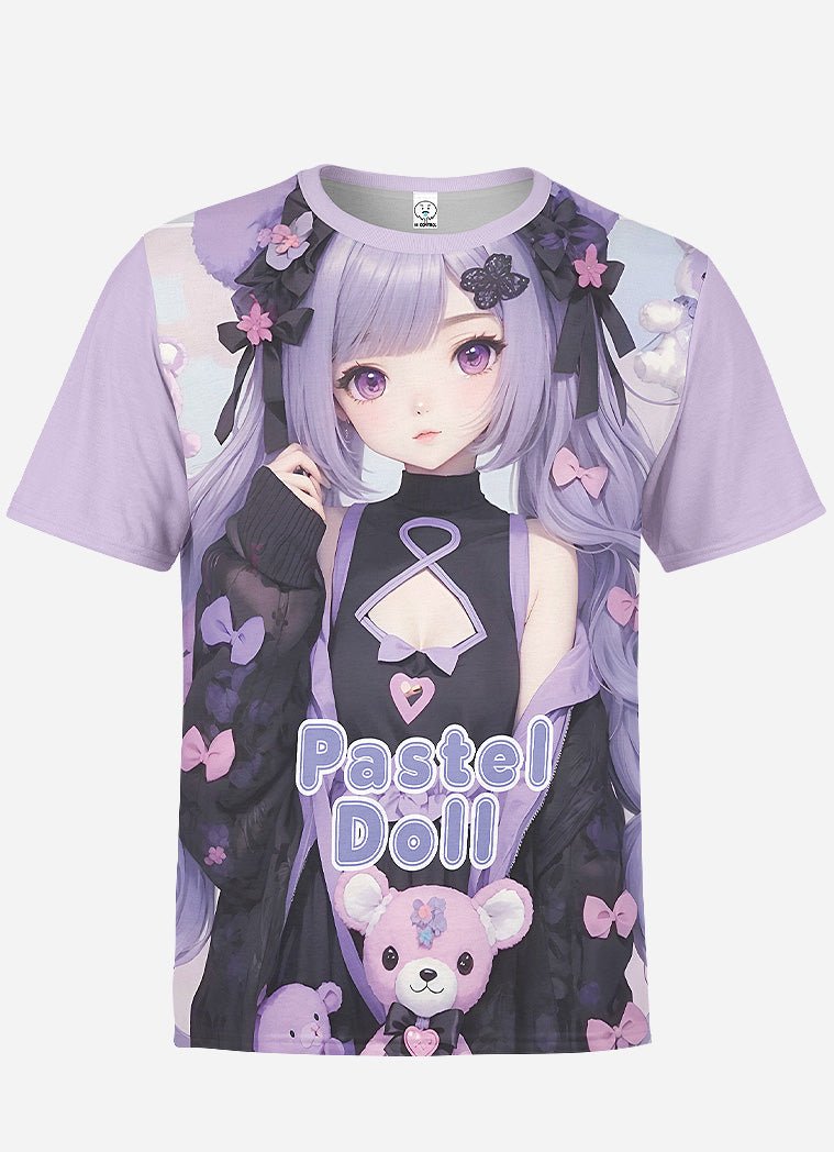 Lilac Dream Kawaii Anime Tee - In Control Clothing