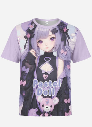 Lilac Dream Kawaii Anime Tee